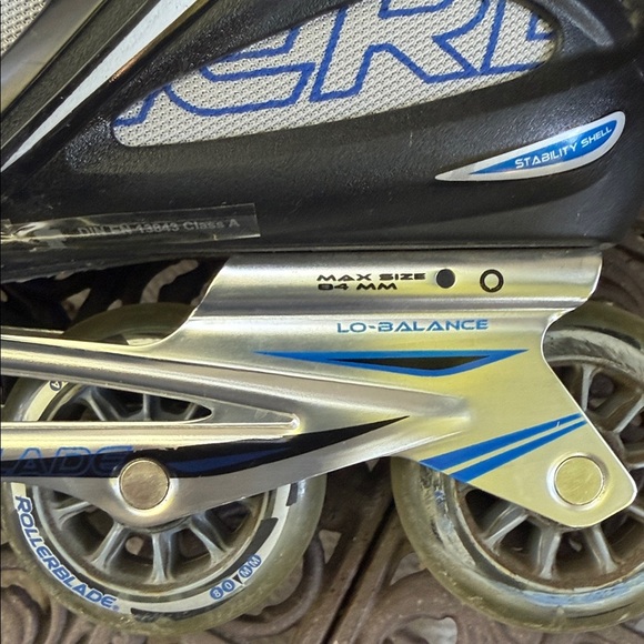 Rollerblade Inline Skates in Gray and Blue. Men’s adult Size 12. Hardly used. - Picture 9 of 9